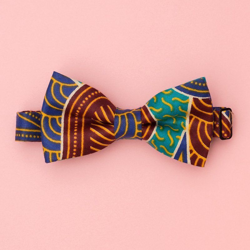 アフリカンワックスプリント蝶ネクタイ - 领带/领带夹 - 棉．麻 绿色