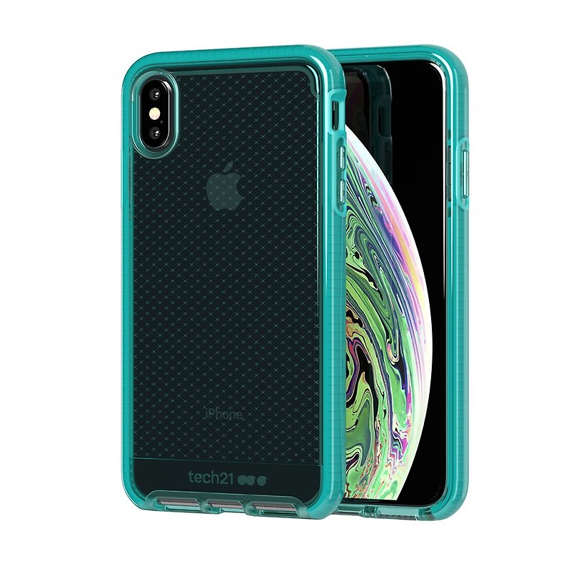 Tech 21防撞软质格纹保护壳-iPhone Xs Max 透绿(5056234705766) - 手机壳/手机套 - 硅胶 绿色
