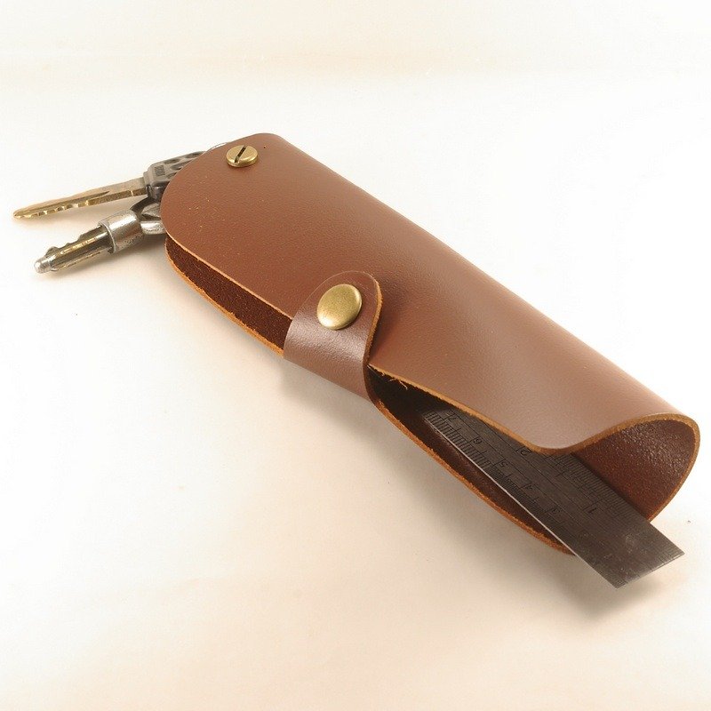 卡夫卡 加长版钥匙包 /褐 - 钥匙链/钥匙包 - 真皮 咖啡色