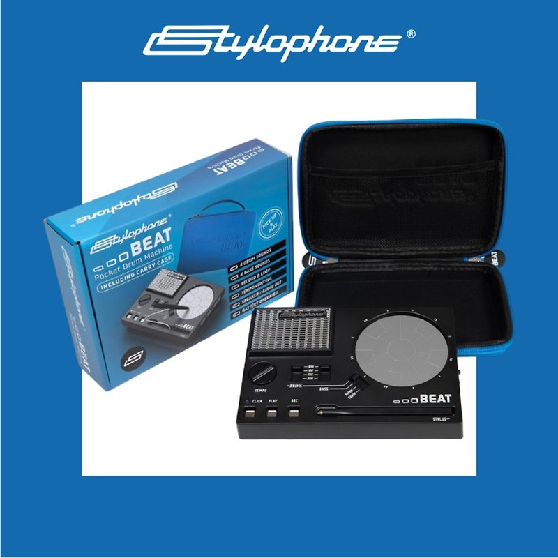 【Stylophone】 BEAT 口袋合成器携带盒套组 音乐玩具乐器 - 数码小物 - 塑料 黑色