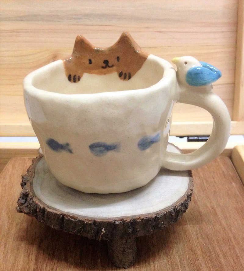 一起来玩躲猫猫马克杯 - 咖啡杯/马克杯 - 瓷 多色
