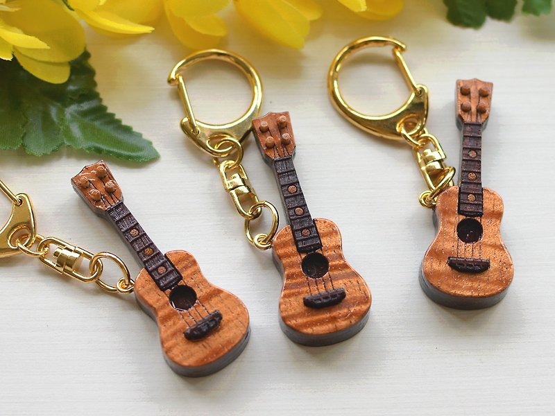 Hawaiian KOA Ukulele key ring - 钥匙链/钥匙包 - 木头 