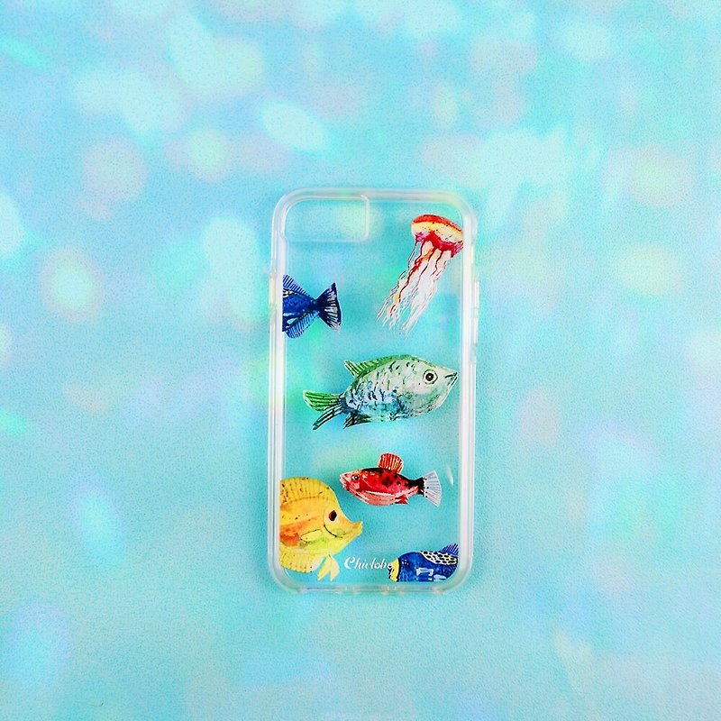 二合一透明防摔手机壳【深海鱼类】 - 手机壳/手机套 - 塑料 多色