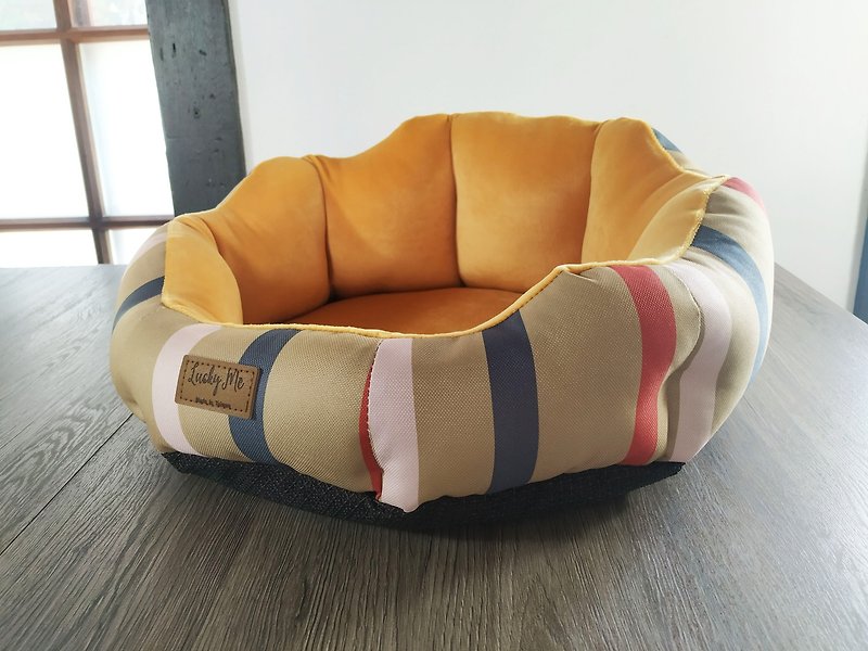 舒趴垫(小)- 慢热芥末  8色选择  宠物床 - 床垫/笼子 - 其他人造纤维 橘色
