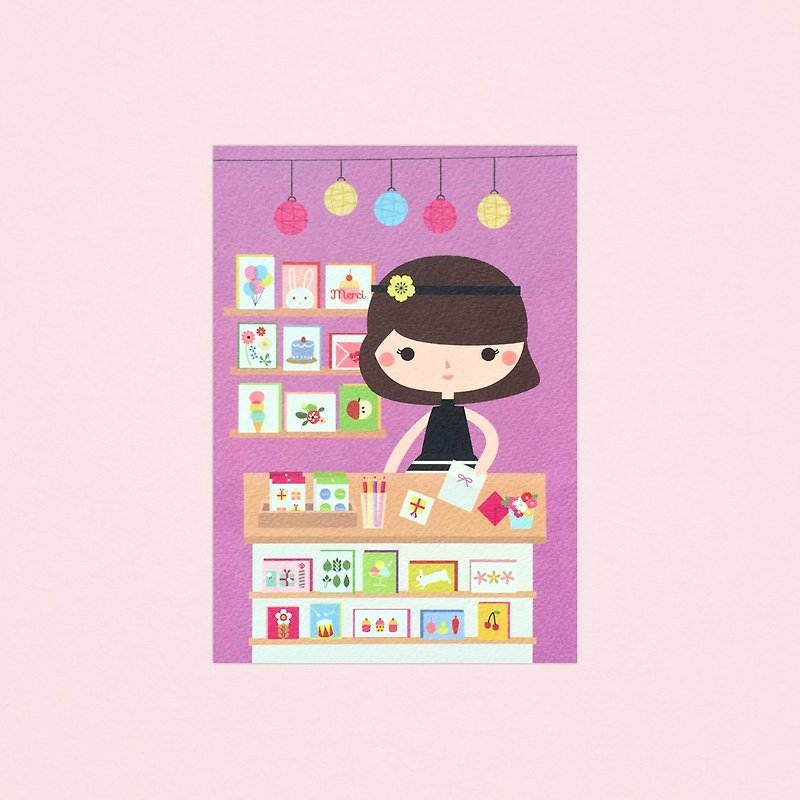 [女孩与她的店] sophia 的卡片店 - 明信片 - 卡片/明信片 - 纸 紫色