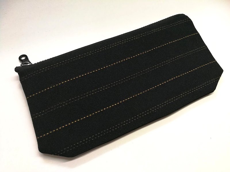 笔袋/钱包/化妆包/收纳包M09-002 (独一商品) - 铅笔盒/笔袋 - 其他人造纤维 黑色