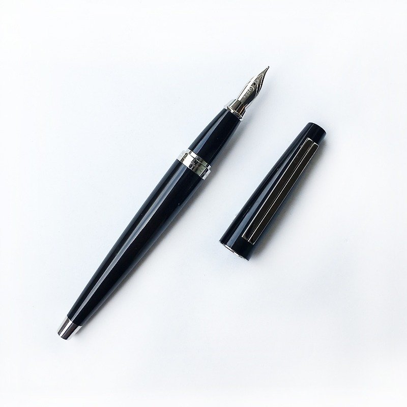 ◤S.T. Dupont 黑漆钢笔 | 法国 稀有 收藏 手工 精致 质感 高贵 - 钢笔 - 其他材质 黑色