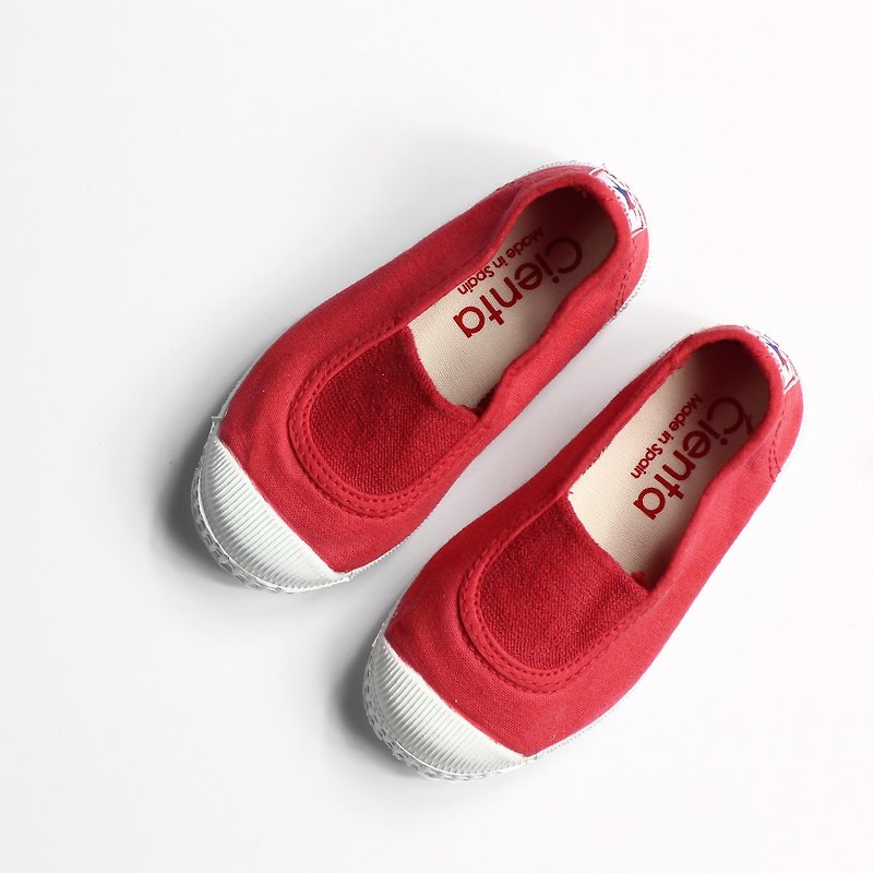 西班牙国民帆布鞋 CIENTA 童鞋尺寸 红色 香香鞋 75997 49 - 童装鞋 - 棉．麻 红色