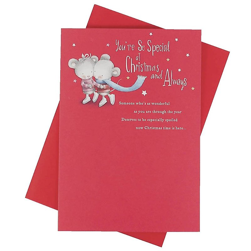 你值得我对你好 耶诞卡片【Hallmark-卡片 圣诞节系列】 - 卡片/明信片 - 纸 红色