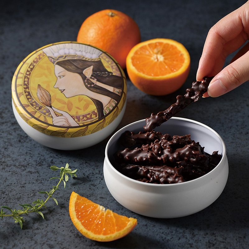 CoCa MaMa 杏仁橙条巧克力(90g)Orange Peel Chocolate - 巧克力 - 新鲜食材 