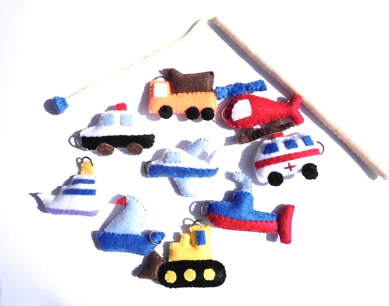 フェルト　自動車セット　魚釣り　知育グッズ　おもちゃ　子ども - 玩具/玩偶 - 羊毛 多色