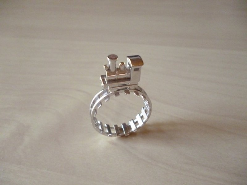 機関車のリング - 戒指 - 其他金属 银色