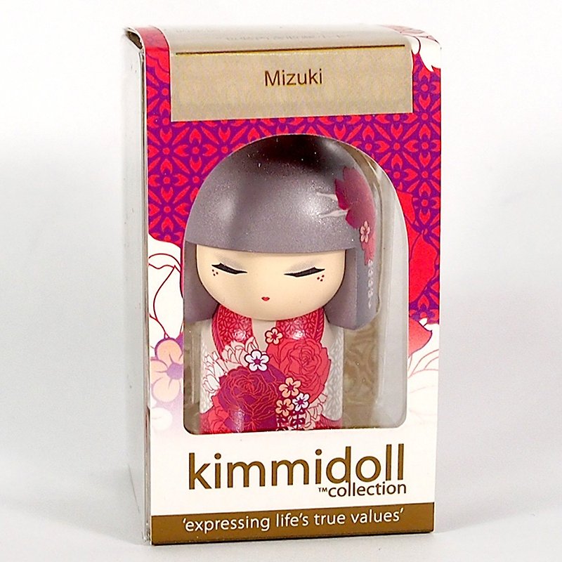 钥匙圈-Mizuki 珍贵美好【Kimmidoll 和福娃娃钥匙圈】 - 钥匙链/钥匙包 - 其他材质 红色