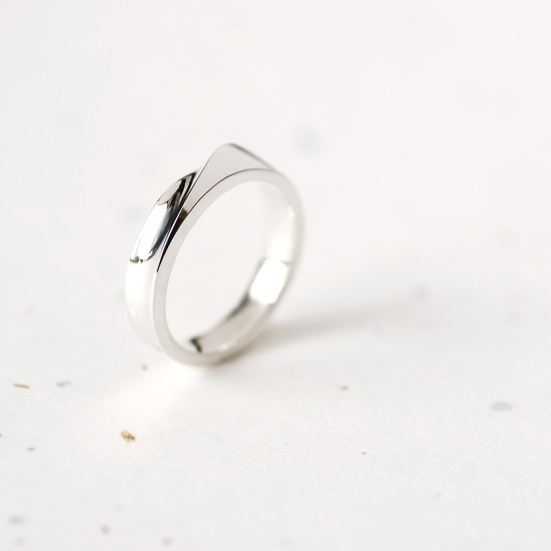 ひねり リング シルバー925 - 戒指 - 其他金属 银色