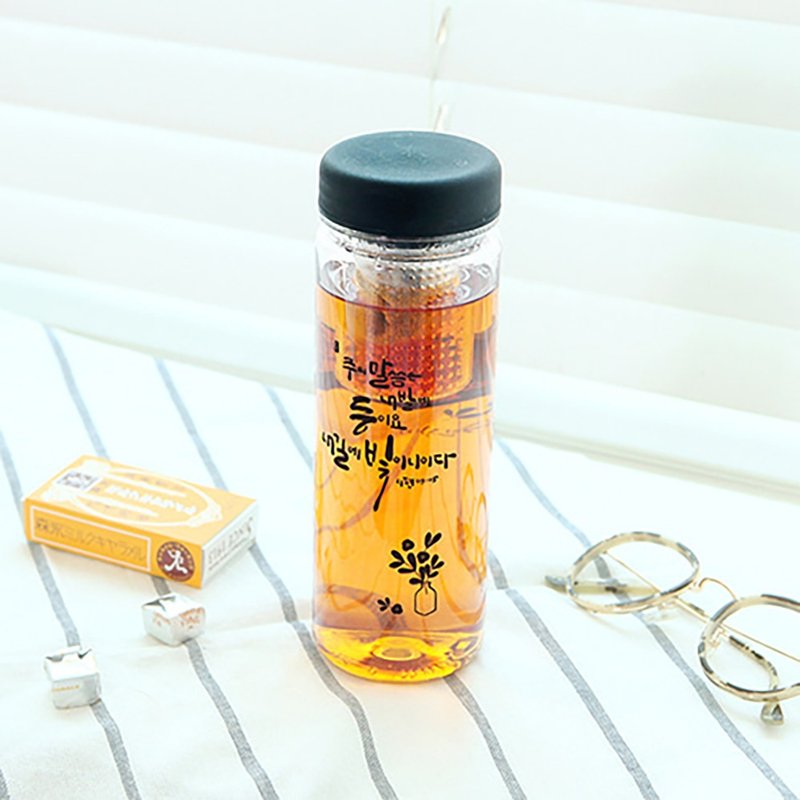 清炫才怡  Eco环保水瓶  04.light  (附滤网500ml) - 保温瓶/保温杯 - 环保材料 白色