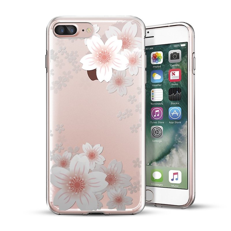 AppleWork iPhone 6/7/8 Plus 原创设计保护壳 - 樱花 CHIP-058 - 手机壳/手机套 - 塑料 粉红色