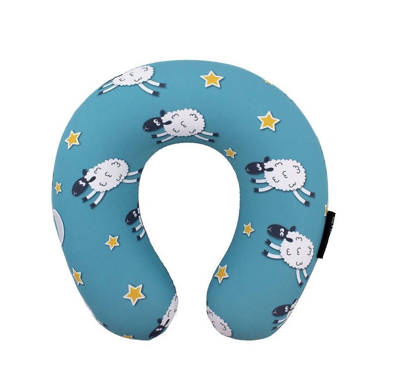 小绵羊  小孩专用 - 凉感记忆绵颈枕 (附收纳袋) - 枕头/抱枕 - 其他人造纤维 蓝色