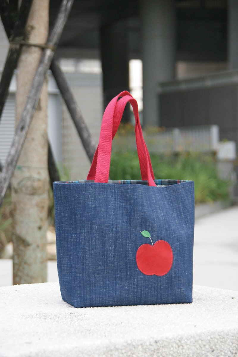 红苹果散步包 - 侧背包/斜挎包 - 棉．麻 