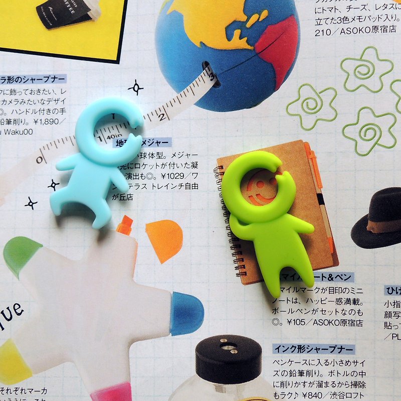 kalo卡乐创意 小小人造型磁铁(七入) 交换礼物 圣诞 办公 文具 - 冰箱贴/磁贴 - 硅胶 