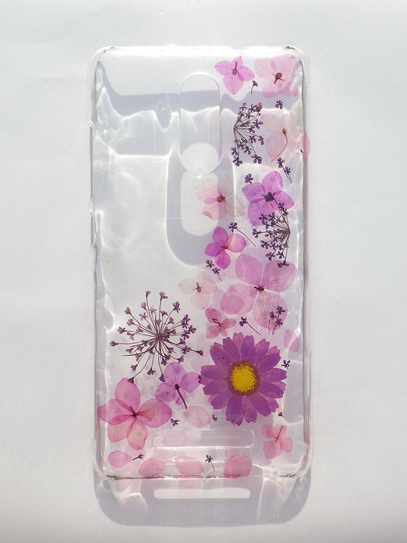 Anny's workshop手作押花手机保护壳，红米Note3 (紫色浪漫) - 手机壳/手机套 - 塑料 紫色