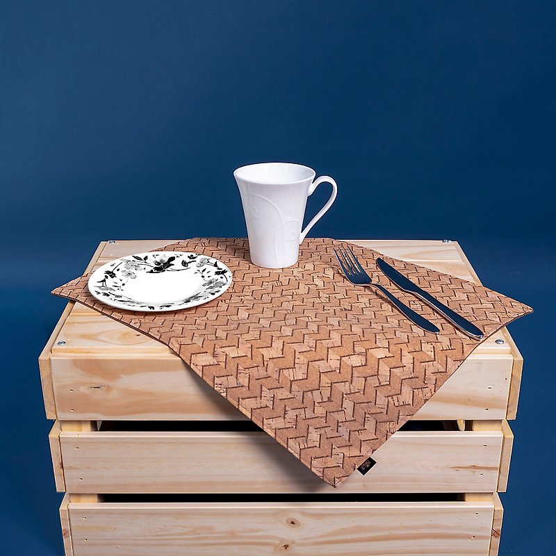 【定制化礼物】轻质软木餐垫 (C款) - 餐垫/桌巾 - 其他材质 咖啡色
