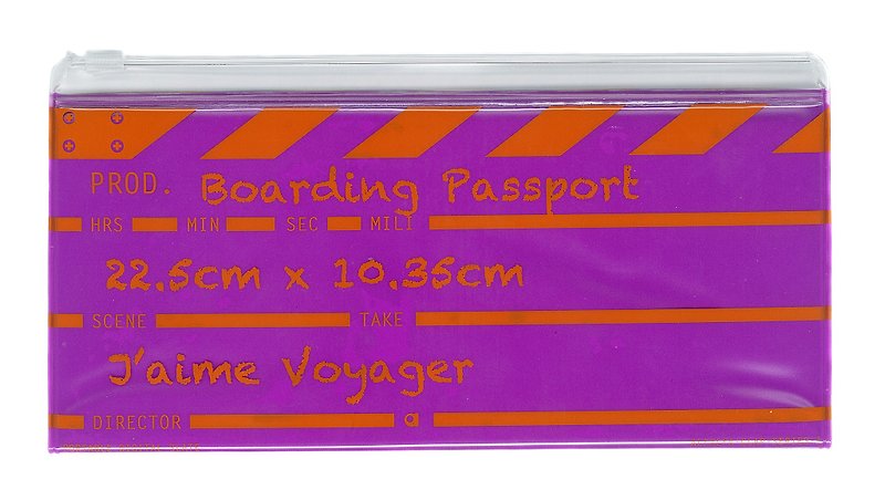 Director clap长登机护照(紫色) - 护照夹/护照套 - 塑料 