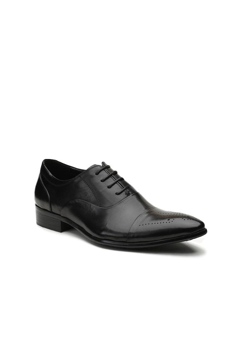 Kings Collection真皮麦卡利斯特牛津鞋KV80022黑色 - 男款皮鞋 - 真皮 黑色