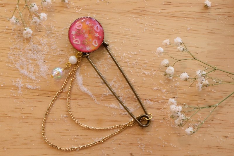 CUTE Beauty & Adorable for Endearing best gift Pink Brooch - 胸针 - 纸 粉红色
