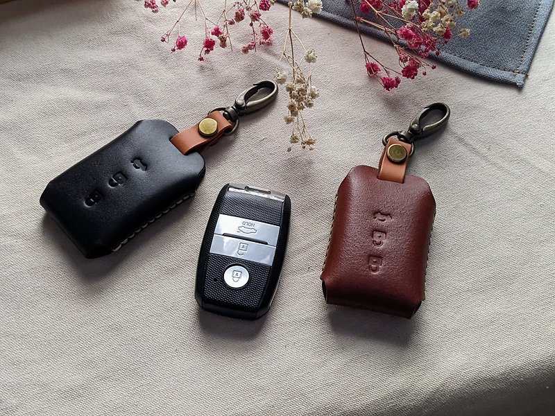Kia 起亚 汽车钥匙套 全包覆式 - 钥匙链/钥匙包 - 真皮 多色