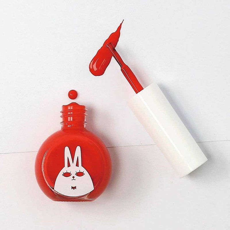 韩国 recipebox 韩兔可撕式水性儿童指甲油－樱桃红 - 指甲油/指甲贴 - 其他材质 