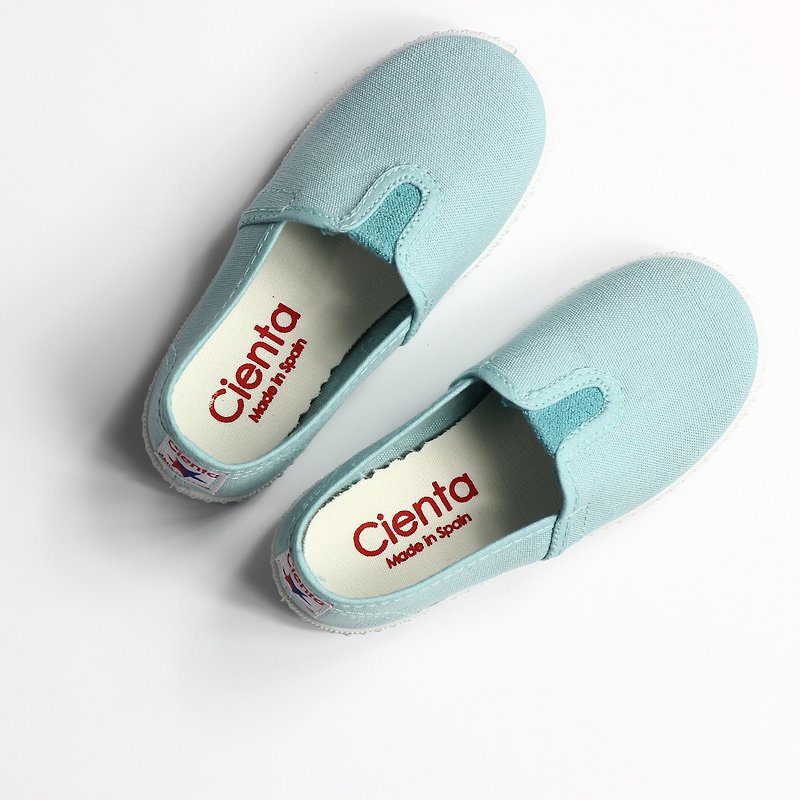 西班牙国民帆布鞋 CIENTA 54000 50淡蓝色 幼童、小童尺寸 - 童装鞋 - 棉．麻 蓝色