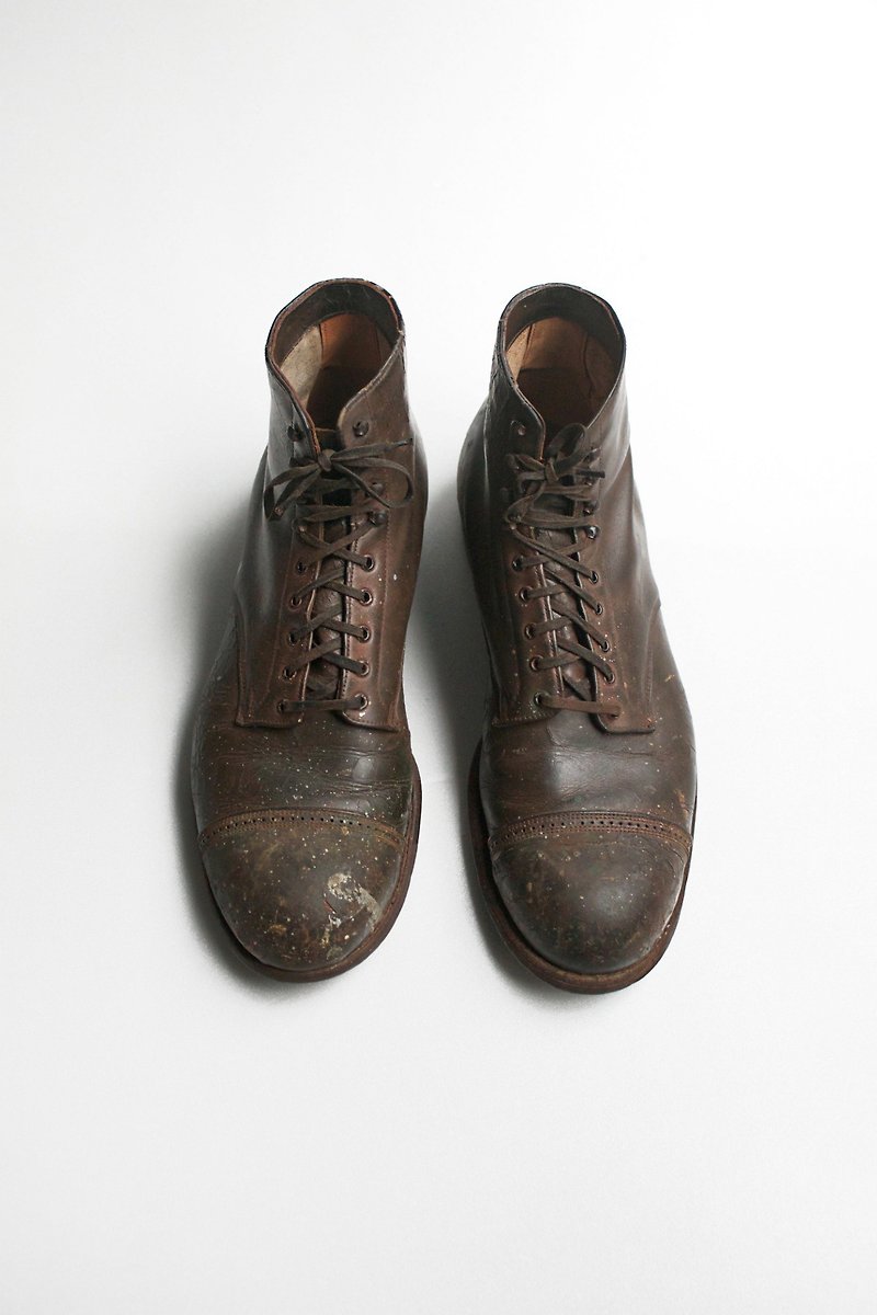 40s 美制银河踝靴 | US Service Chukka Boots US 9R EUR 4142 - 男款靴子 - 真皮 多色