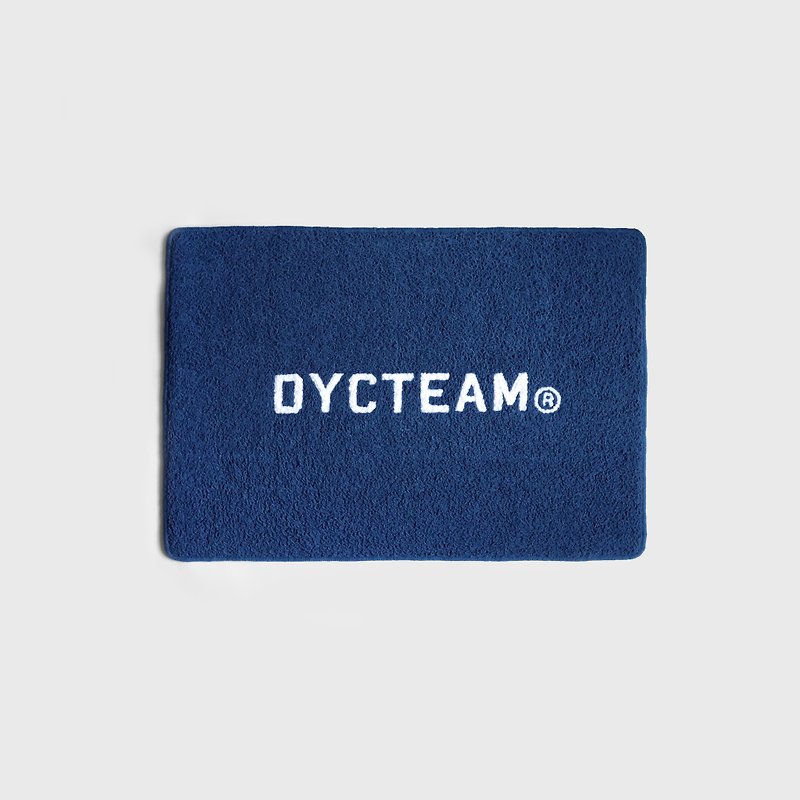 DYCTEAM - LOGO MAT (blue) - 地垫/地毯 - 棉．麻 蓝色