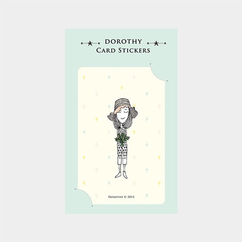 Dorothy防水票卡贴-帽子女孩(9AAAU0019) - 贴纸 - 纸 