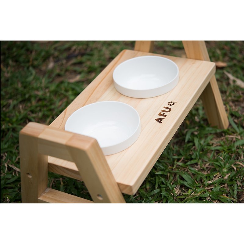 【AFU】御用 两口原木餐桌 - 碗/碗架 - 木头 