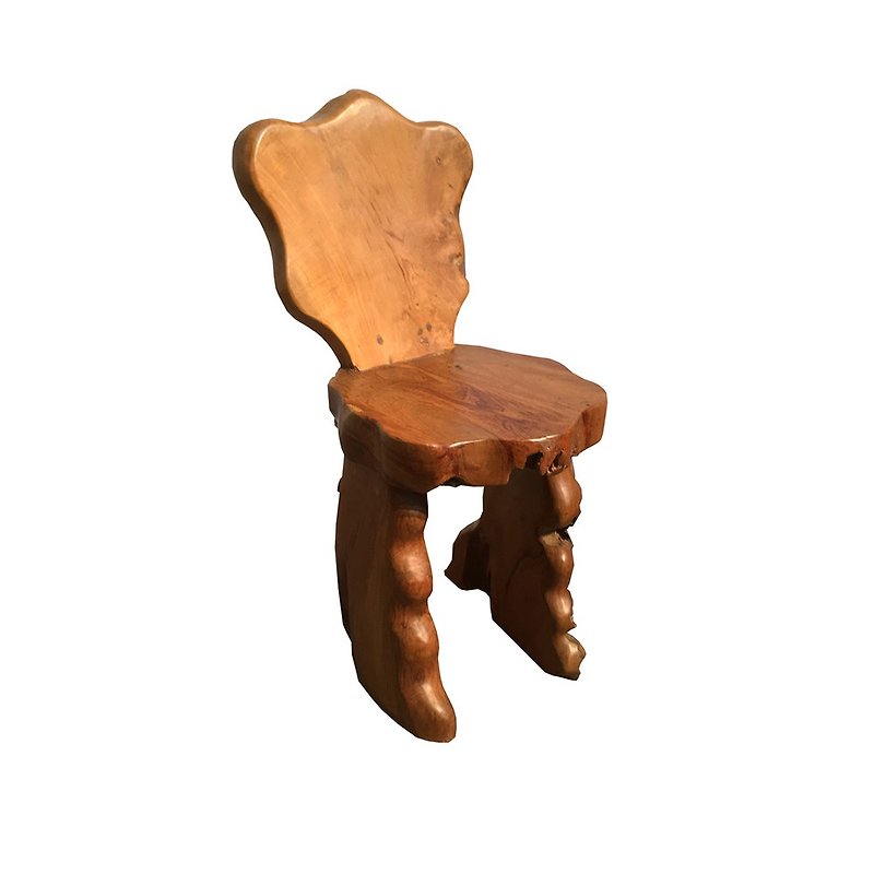 吉迪市JatiLiving | 柚木造型椅凳 矮凳 休閒椅 餐椅 EFACH028 - 椅子/沙发 - 木头 