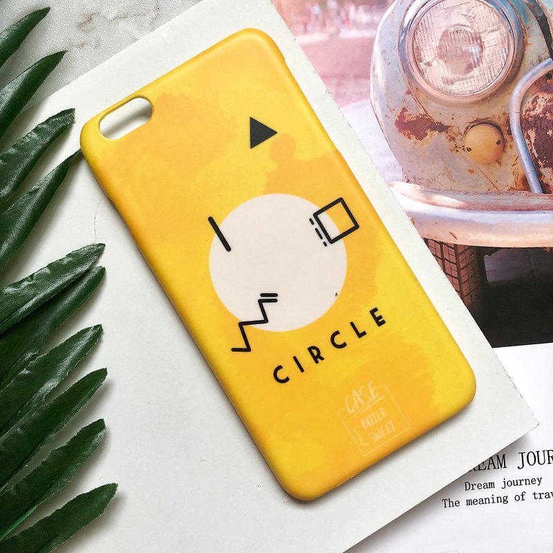 circle :: basic art collection - 手机壳/手机套 - 塑料 黄色