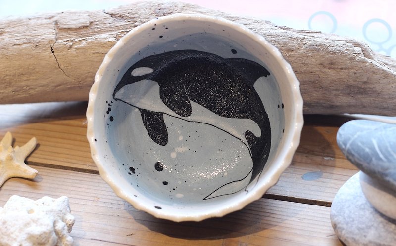 虎鲸 ☆ 碗 - 花瓶/陶器 - 其他材质 蓝色