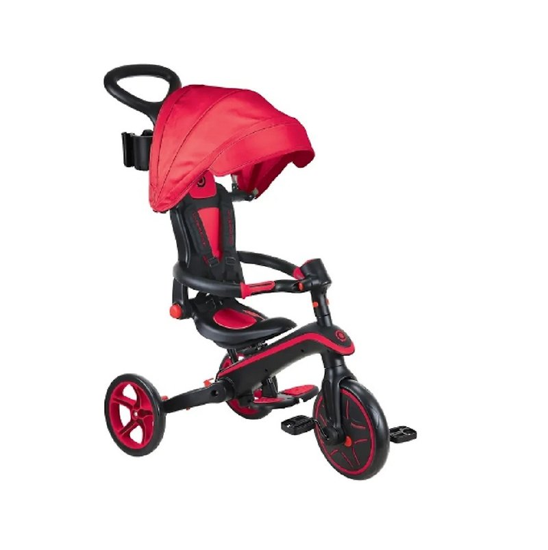GLOBBER 4合1 Trike多功能3轮推车折叠版-超跑赛车红 - 婴儿车/手推车 - 其他材质 红色