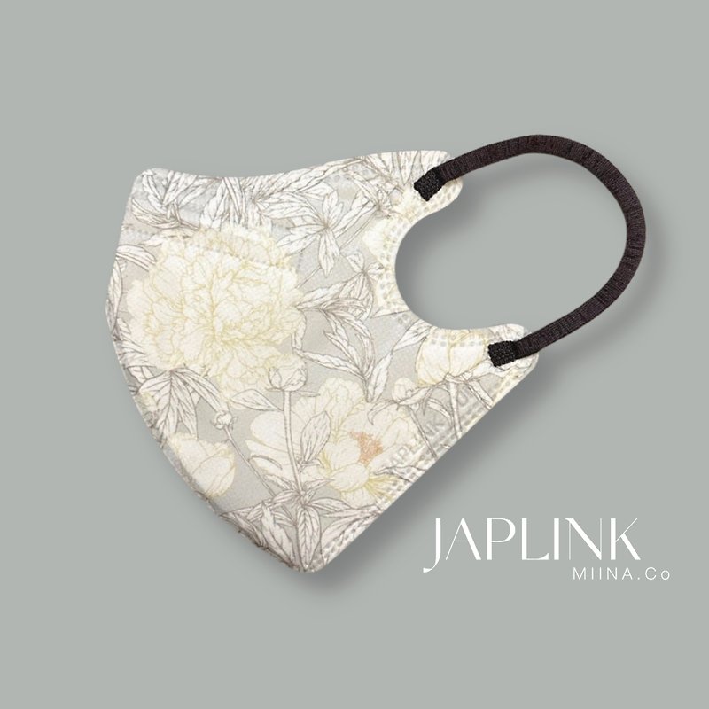 【标准】JAPLINK HEPA 高科技水驻极 立体医疗口罩- 烟雨花仙 - 口罩 - 聚酯纤维 透明