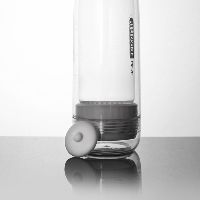 【配件】 防撞玻璃水瓶－硅胶吸盘 (盖内硅胶塞/三款颜色) - 水壶/水瓶 - 硅胶 白色