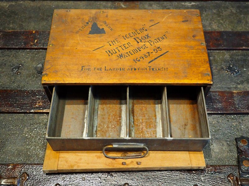 英国百年木制储物箱 又称最早的迷你冰箱 - 收纳用品 - 木头 