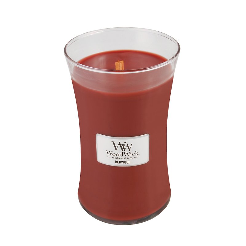 【VIVAWANG】WoodWick香氛大杯蜡  红杉木 - 蜡烛/烛台 - 蜡 