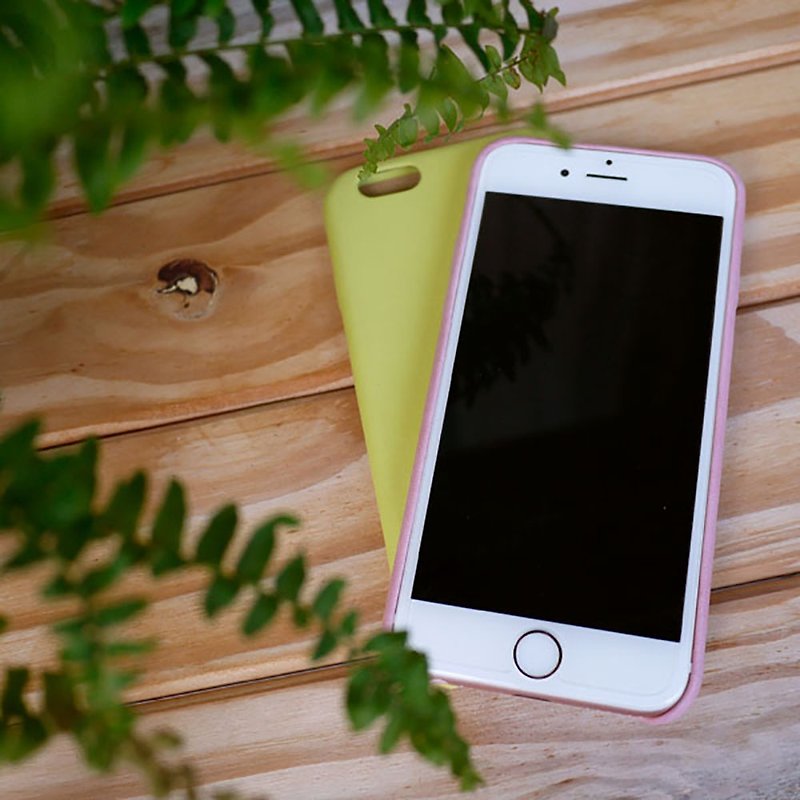 AOORTI :: iPhone 6s plus - 5.5寸 手工牛皮手机壳 - 芥末黄 - 手机壳/手机套 - 真皮 黄色