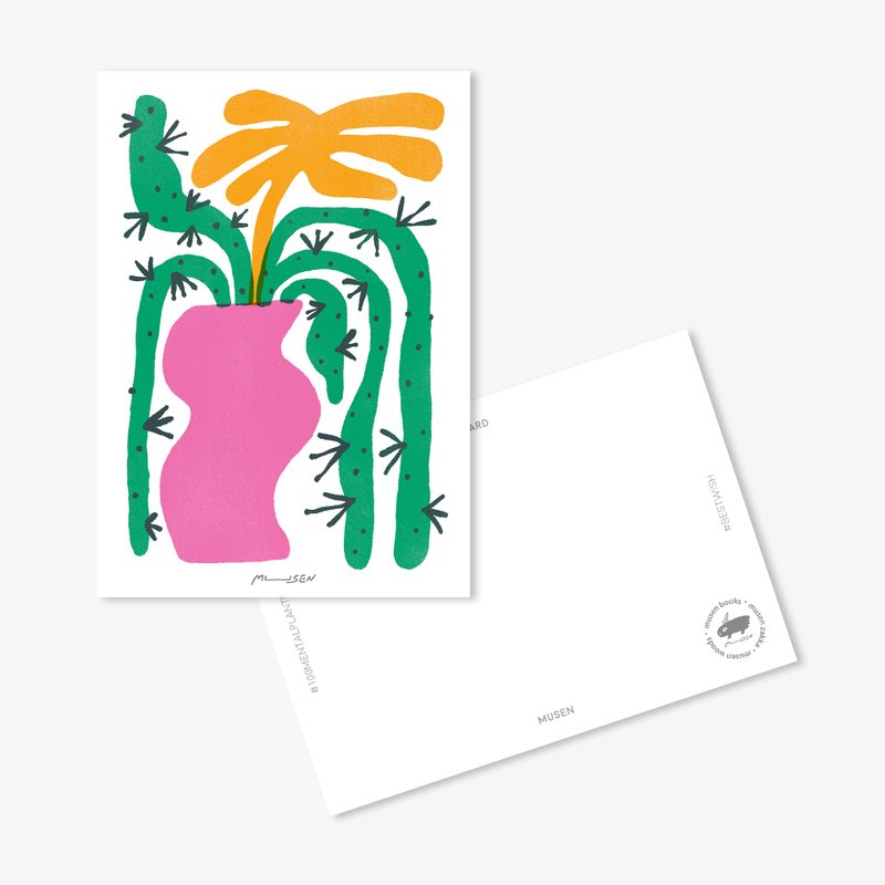 | NO.029 生刺 | 插画明信片 - 卡片/明信片 - 纸 蓝色