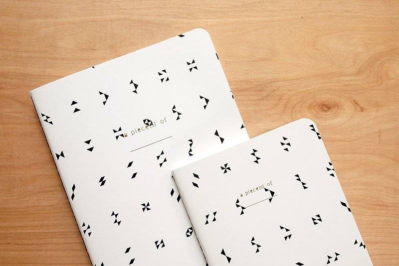 Notebook set : Tribeangle (set of 2) - 笔记本/手帐 - 纸 白色