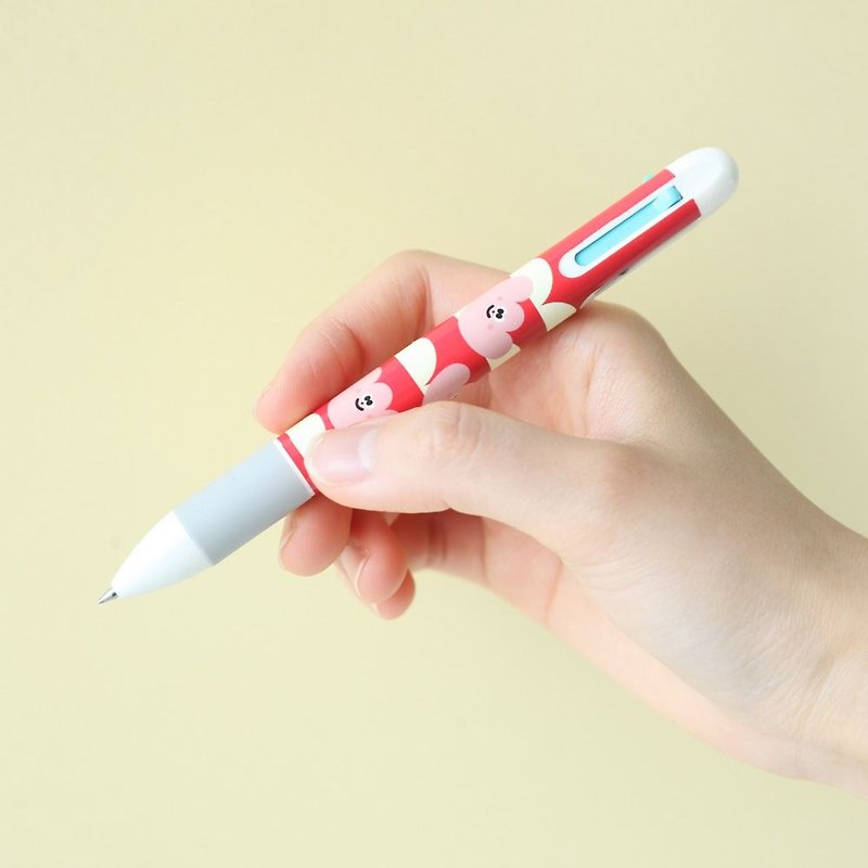 Livework小清新4色合一原子笔-郁金香,LWK36142 - 圆珠笔/中性笔 - 塑料 红色