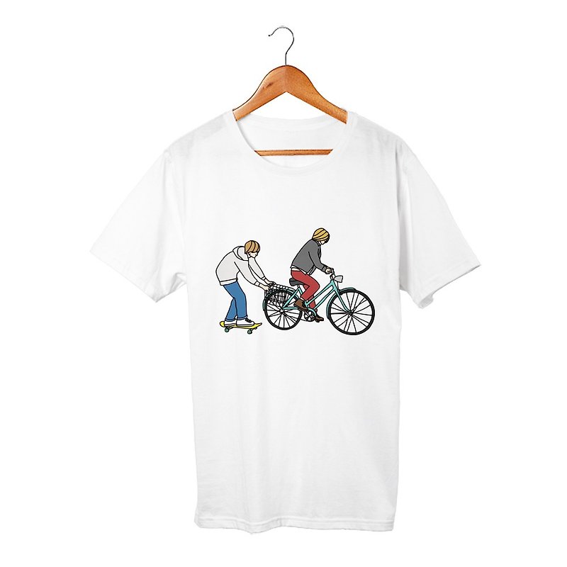Alex and Macy Tシャツ - 男装上衣/T 恤 - 棉．麻 白色