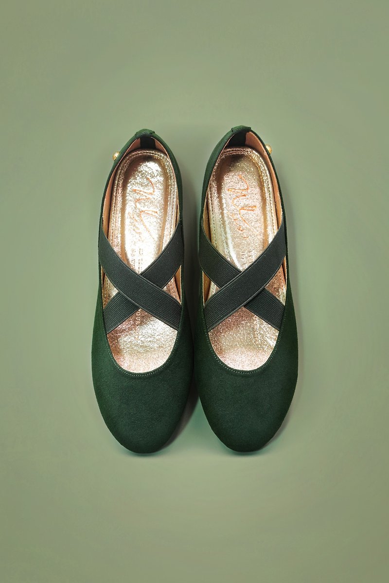轻芭蕾 Dark Green (黛绿) Ballet  | WL - 芭蕾鞋/娃娃鞋 - 其他人造纤维 绿色
