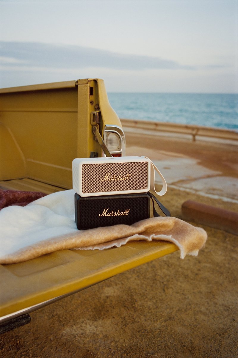 Marshall 马歇尔 MIDDLETON 便携蓝牙喇叭 (黑金色, 白色) - 扩音器/喇叭 - 其他材质 